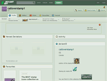 Tablet Screenshot of catloverstamp1.deviantart.com