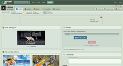 Desktop Screenshot of cdblue.deviantart.com