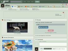 Tablet Screenshot of cdblue.deviantart.com