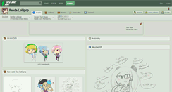 Desktop Screenshot of panda-lollipop.deviantart.com