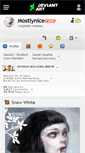 Mobile Screenshot of mostlynice.deviantart.com