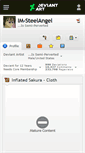 Mobile Screenshot of im-steelangel.deviantart.com