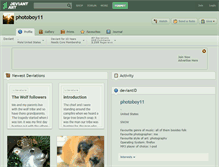 Tablet Screenshot of photoboy11.deviantart.com
