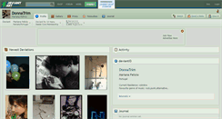 Desktop Screenshot of donnatrim.deviantart.com