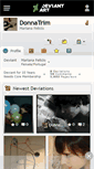 Mobile Screenshot of donnatrim.deviantart.com