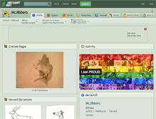 Tablet Screenshot of mcjibbers.deviantart.com
