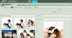 Desktop Screenshot of anastasia-art.deviantart.com
