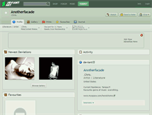Tablet Screenshot of anotherfacade.deviantart.com