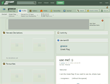 Tablet Screenshot of greece.deviantart.com