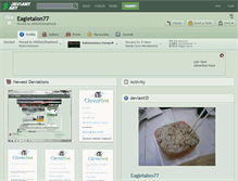 Tablet Screenshot of eagletalon77.deviantart.com