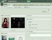 Tablet Screenshot of muuli-.deviantart.com