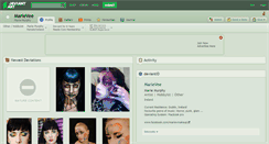 Desktop Screenshot of marievee.deviantart.com