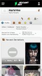 Mobile Screenshot of marievee.deviantart.com