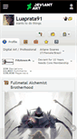 Mobile Screenshot of luaprata91.deviantart.com