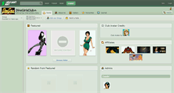 Desktop Screenshot of dinogirlsclub.deviantart.com