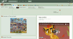 Desktop Screenshot of capricornfox.deviantart.com