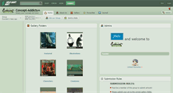Desktop Screenshot of concept-addicts.deviantart.com