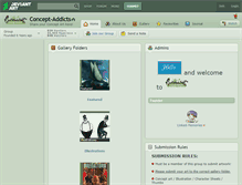 Tablet Screenshot of concept-addicts.deviantart.com