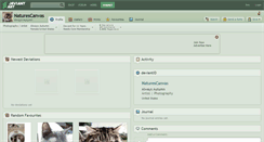 Desktop Screenshot of naturescanvas.deviantart.com