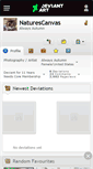 Mobile Screenshot of naturescanvas.deviantart.com