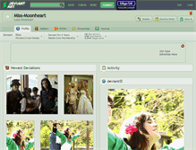 Tablet Screenshot of miss-moonheart.deviantart.com