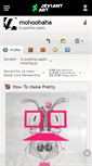 Mobile Screenshot of mohoohaha.deviantart.com