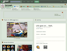 Tablet Screenshot of gamoogah.deviantart.com