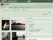 Tablet Screenshot of princesa-n.deviantart.com