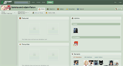 Desktop Screenshot of gemma-and-adam-fans.deviantart.com