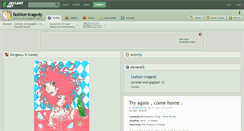 Desktop Screenshot of fashion-tragedy.deviantart.com