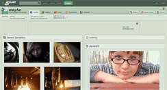 Desktop Screenshot of crazy-fun.deviantart.com