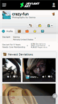 Mobile Screenshot of crazy-fun.deviantart.com