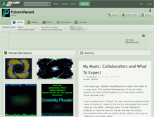 Tablet Screenshot of futurespassed.deviantart.com