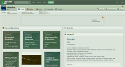 Desktop Screenshot of bluenine.deviantart.com