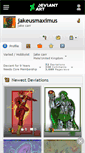 Mobile Screenshot of jakeusmaximus.deviantart.com