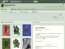 Tablet Screenshot of jakeusmaximus.deviantart.com