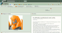 Desktop Screenshot of anoptimus.deviantart.com