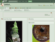 Tablet Screenshot of cedastock.deviantart.com