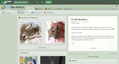 Desktop Screenshot of etsy-jewelry.deviantart.com