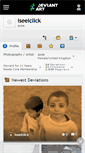 Mobile Screenshot of iseeiclick.deviantart.com