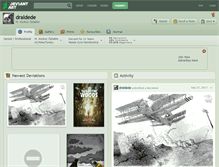 Tablet Screenshot of draldede.deviantart.com