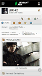 Mobile Screenshot of lkr-42.deviantart.com