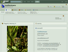 Tablet Screenshot of goldfishdreams.deviantart.com