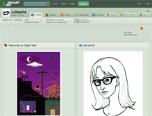 Tablet Screenshot of jullepulle.deviantart.com