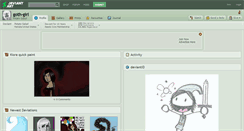 Desktop Screenshot of goth-girl.deviantart.com