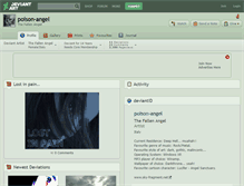 Tablet Screenshot of poison-angel.deviantart.com