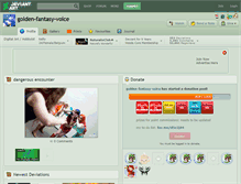 Tablet Screenshot of golden-fantasy-voice.deviantart.com