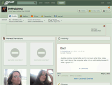Tablet Screenshot of immrssohma.deviantart.com