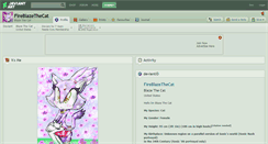 Desktop Screenshot of fireblazethecat.deviantart.com