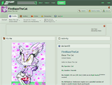 Tablet Screenshot of fireblazethecat.deviantart.com